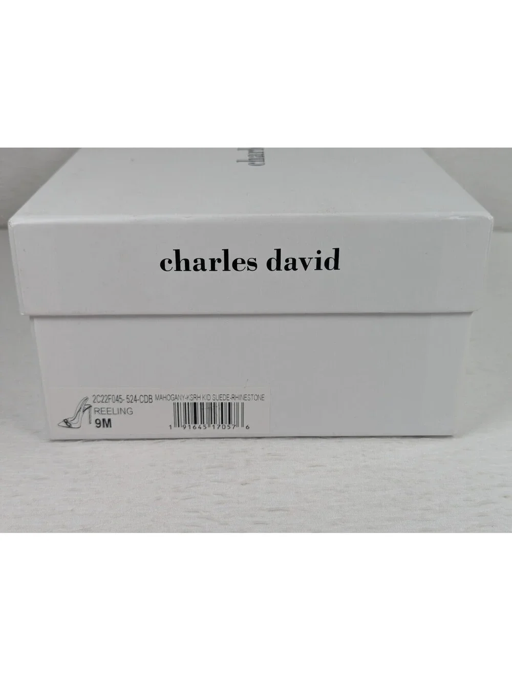 Charles David - Women's - Mahogany Suede Slingback Heels / Shoes - Size 9 M